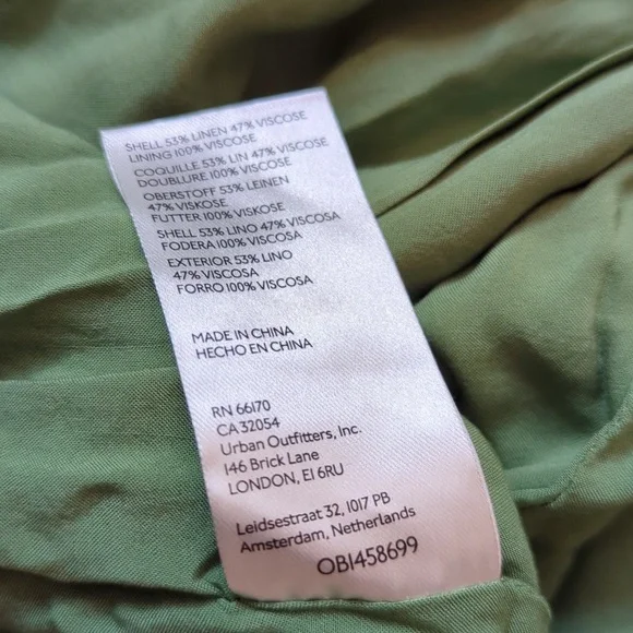 NWOT Free People Olivia blazer in green size small - Picture 7 of 8